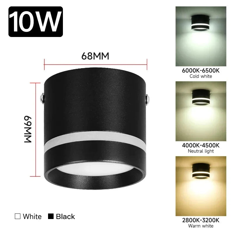 Luminaire Élégant Noir à Éclairage LED Intégré IL482316-ILLUMEEN.COM