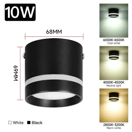 Luminaire Élégant Noir à Éclairage LED Intégré IL482316-ILLUMEEN.COM