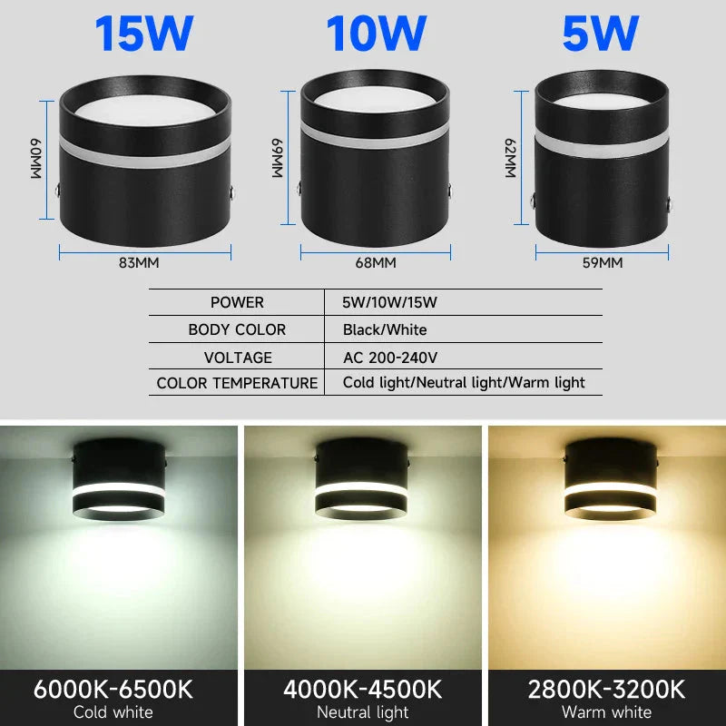 Luminaire Élégant Noir à Éclairage LED Intégré IL482316-ILLUMEEN.COM