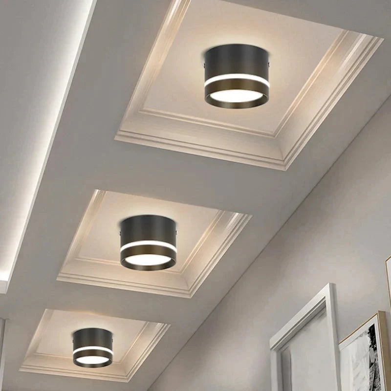 Luminaire Élégant Noir à Éclairage LED Intégré IL482316-ILLUMEEN.COM
