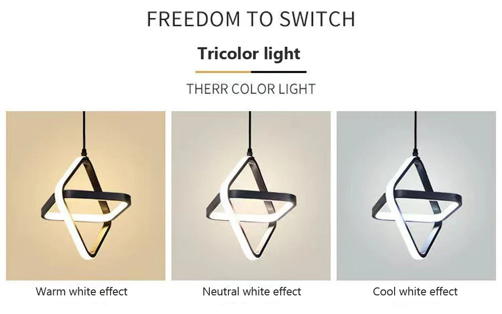 Luminaire Élégant Noir Sanoni à LED IL582304-ILLUMEEN.COM