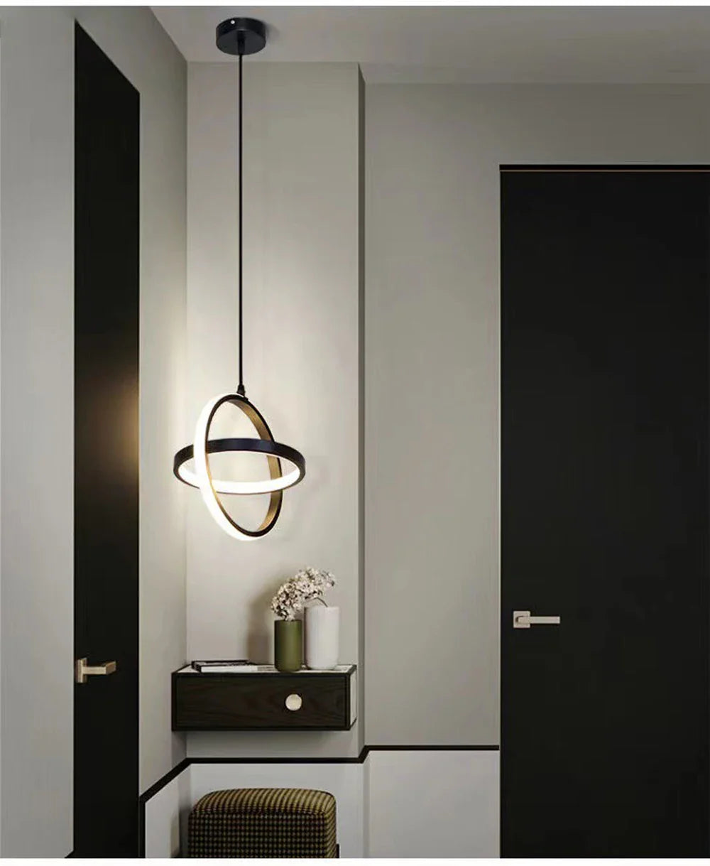 Luminaire Élégant Noir Sanoni à LED IL582304-ILLUMEEN.COM