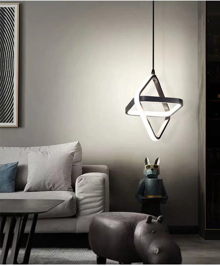 Luminaire Élégant Noir Sanoni à LED IL582304-ILLUMEEN.COM