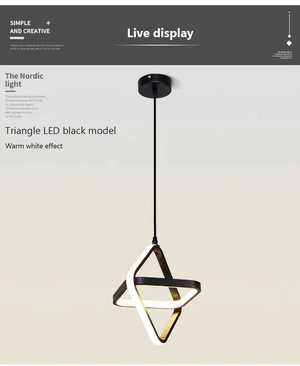 Luminaire Élégant Noir Sanoni à LED IL582304-ILLUMEEN.COM