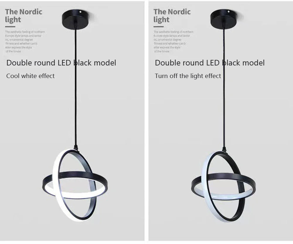 Luminaire Élégant Noir Sanoni à LED IL582304-ILLUMEEN.COM