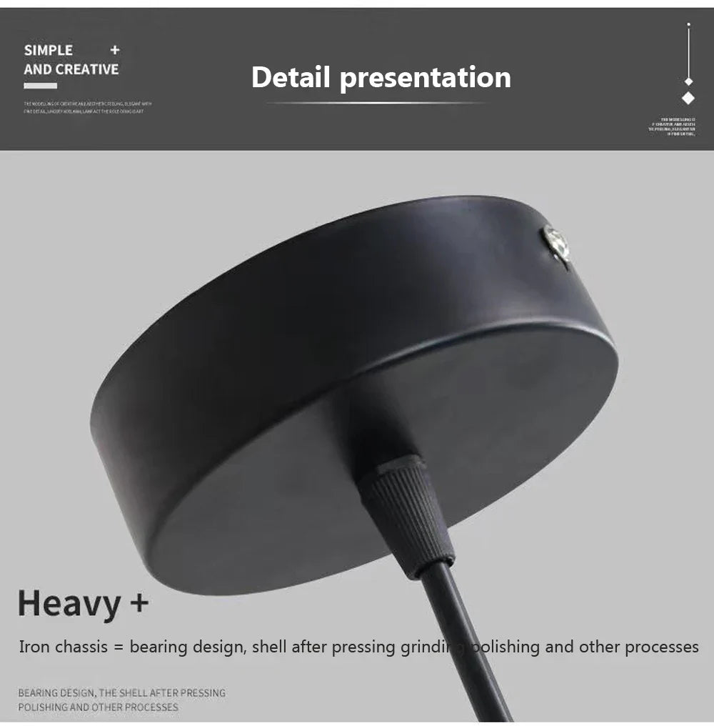 Luminaire Élégant Noir Sanoni à LED IL582304-ILLUMEEN.COM