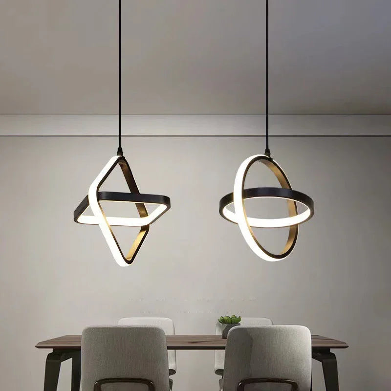 Luminaire Élégant Noir Sanoni à LED IL582304-ILLUMEEN.COM