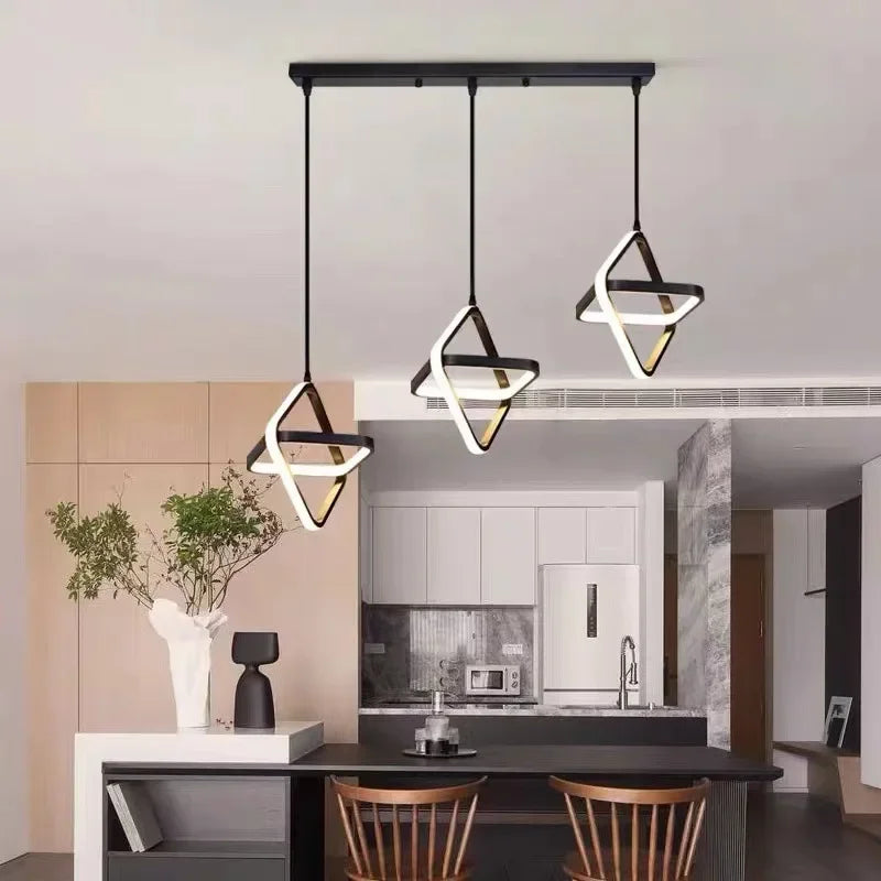 Luminaire Élégant Noir Sanoni à LED IL582304-ILLUMEEN.COM