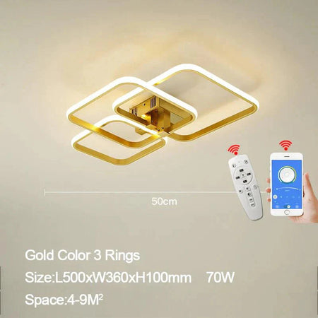Luminaire Élégant : Plafonnier Design à Intensité Variable IL429783-ILLUMEEN.COM