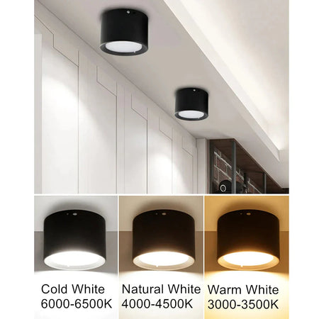 Luminaire Élégant : Plafonnier Design à LED Motif Bois IL582749-ILLUMEEN.COM
