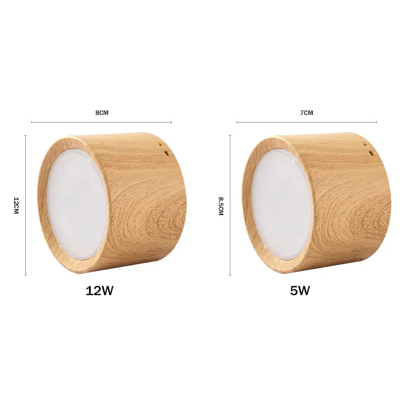 Luminaire Élégant : Plafonnier Design à LED Motif Bois IL582749-ILLUMEEN.COM