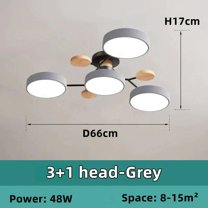 Luminaire Élégant : Plafonnier Design Nordique IL582734-ILLUMEEN.COM