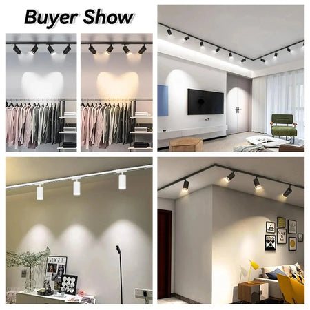 Luminaire Élégant : Plafonnier Design Rail LED IL829374-ILLUMEEN.COM