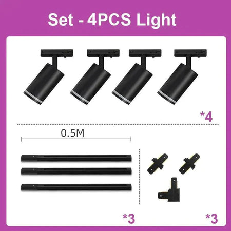 Luminaire Élégant : Plafonnier Design Rail LED IL829374-ILLUMEEN.COM