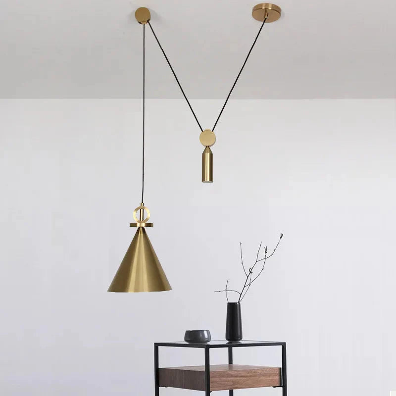Luminaire Élégant Suspendu en Laiton Design IL592734-ILLUMEEN.COM