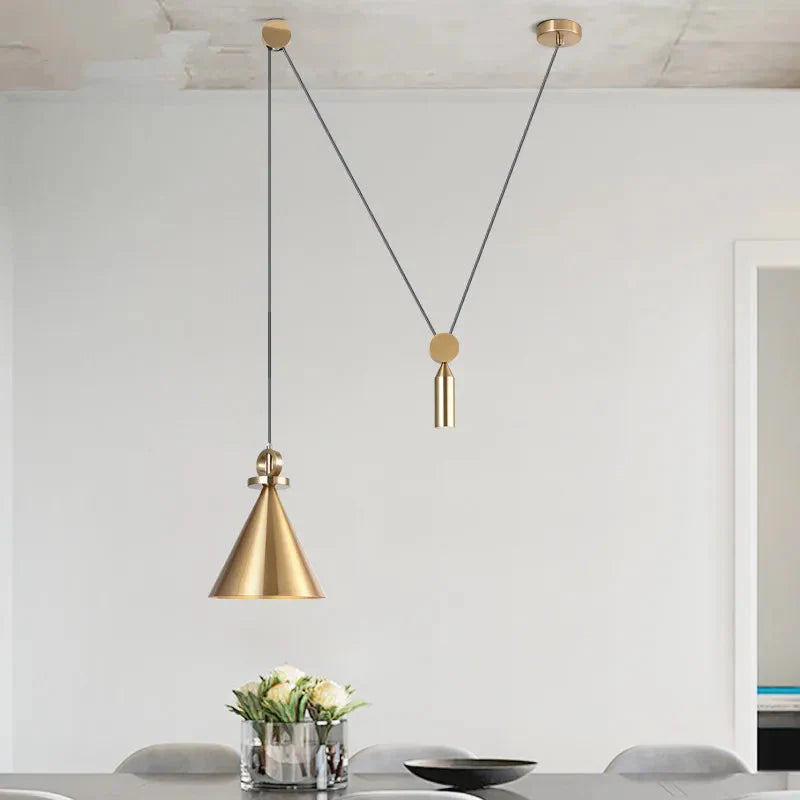 Luminaire Élégant Suspendu en Laiton Design IL592734-ILLUMEEN.COM