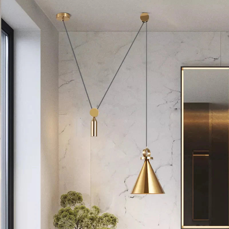 Luminaire Élégant Suspendu en Laiton Design IL592734-ILLUMEEN.COM