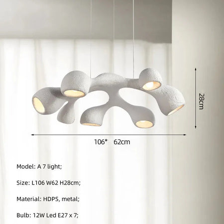 Luminaire Élégant Suspendu Nordique en Blanc - IL583742-ILLUMEEN.COM
