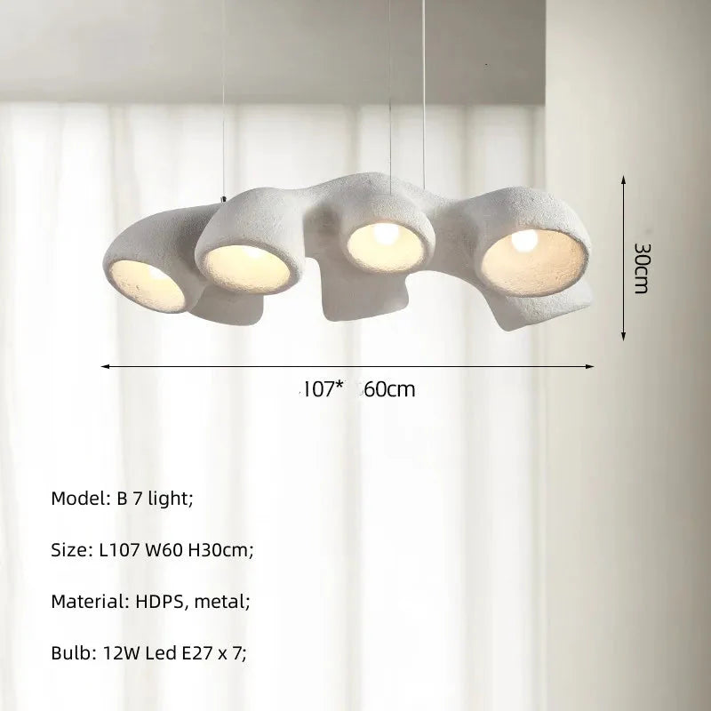 Luminaire Élégant Suspendu Nordique en Blanc - IL583742-ILLUMEEN.COM