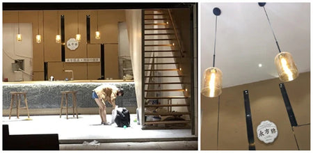 Luminaire Élégant Suspension Verre Double IL593748-ILLUMEEN.COM
