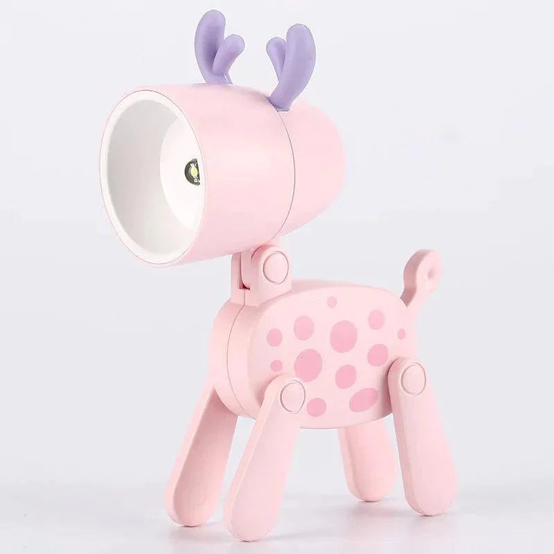 Luminaire Enchanté IL572934 : Mini Veilleuse Flexible Chiot/Faon-ILLUMEEN.COM