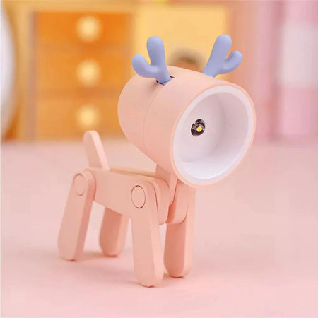 Luminaire Enchanté IL572934 : Mini Veilleuse Flexible Chiot/Faon-ILLUMEEN.COM