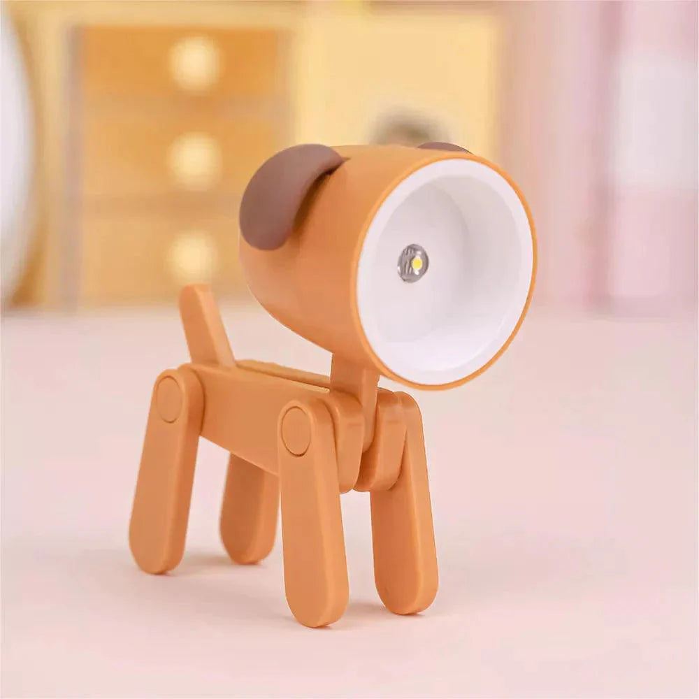 Luminaire Enchanté IL572934 : Mini Veilleuse Flexible Chiot/Faon-ILLUMEEN.COM