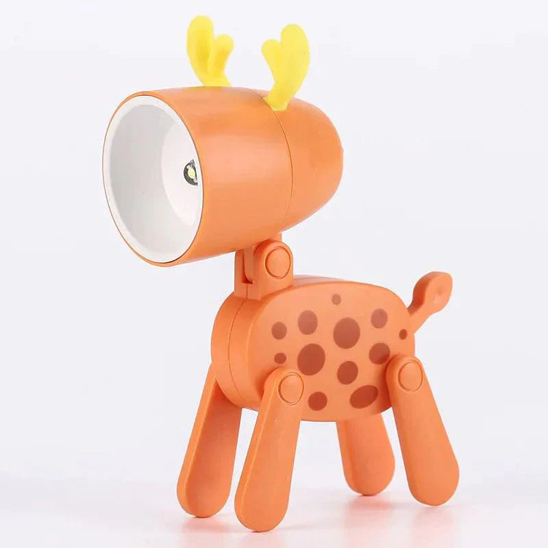 Luminaire Enchanté IL572934 : Mini Veilleuse Flexible Chiot/Faon-ILLUMEEN.COM