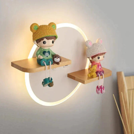 Luminaire Enfant LED Bois Température Réglable IL123456-ILLUMEEN.COM