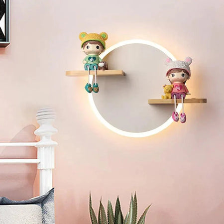 Luminaire Enfant LED Bois Température Réglable IL123456-ILLUMEEN.COM