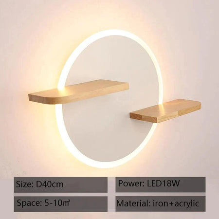 Luminaire Enfant LED Bois Température Réglable IL123456-ILLUMEEN.COM