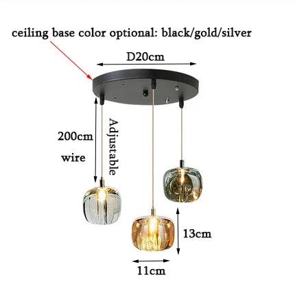 Luminaire IL472839 : Lustre Sur Mesure en Cristal et Acier Inoxydable pour une Ambiance Élégante et Moderne-ILLUMEEN.COM