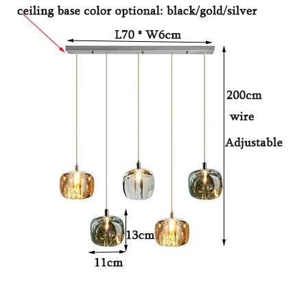Luminaire IL472839 : Lustre Sur Mesure en Cristal et Acier Inoxydable pour une Ambiance Élégante et Moderne-ILLUMEEN.COM