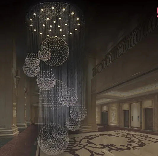Luminaire IL482916 : Lustre en Cristal Suspendu Élégant-ILLUMEEN.COM