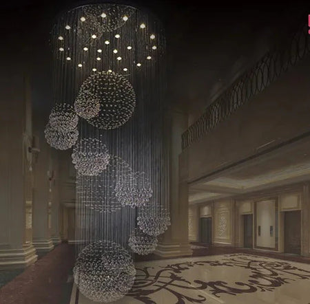 Luminaire IL482916 : Lustre en Cristal Suspendu Élégant-ILLUMEEN.COM