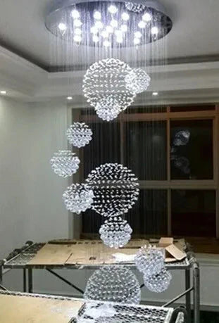 Luminaire IL482916 : Lustre en Cristal Suspendu Élégant-ILLUMEEN.COM