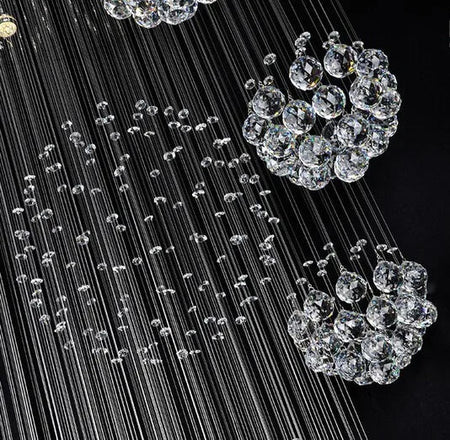 Luminaire IL482916 : Lustre en Cristal Suspendu Élégant-ILLUMEEN.COM