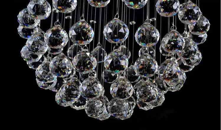 Luminaire IL482916 : Lustre en Cristal Suspendu Élégant-ILLUMEEN.COM
