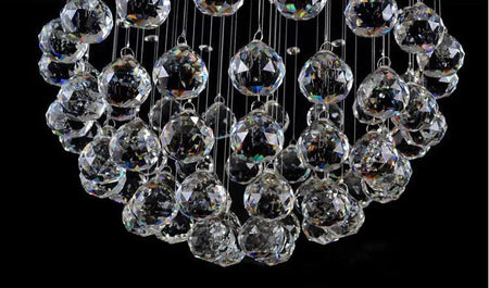Luminaire IL482916 : Lustre en Cristal Suspendu Élégant-ILLUMEEN.COM
