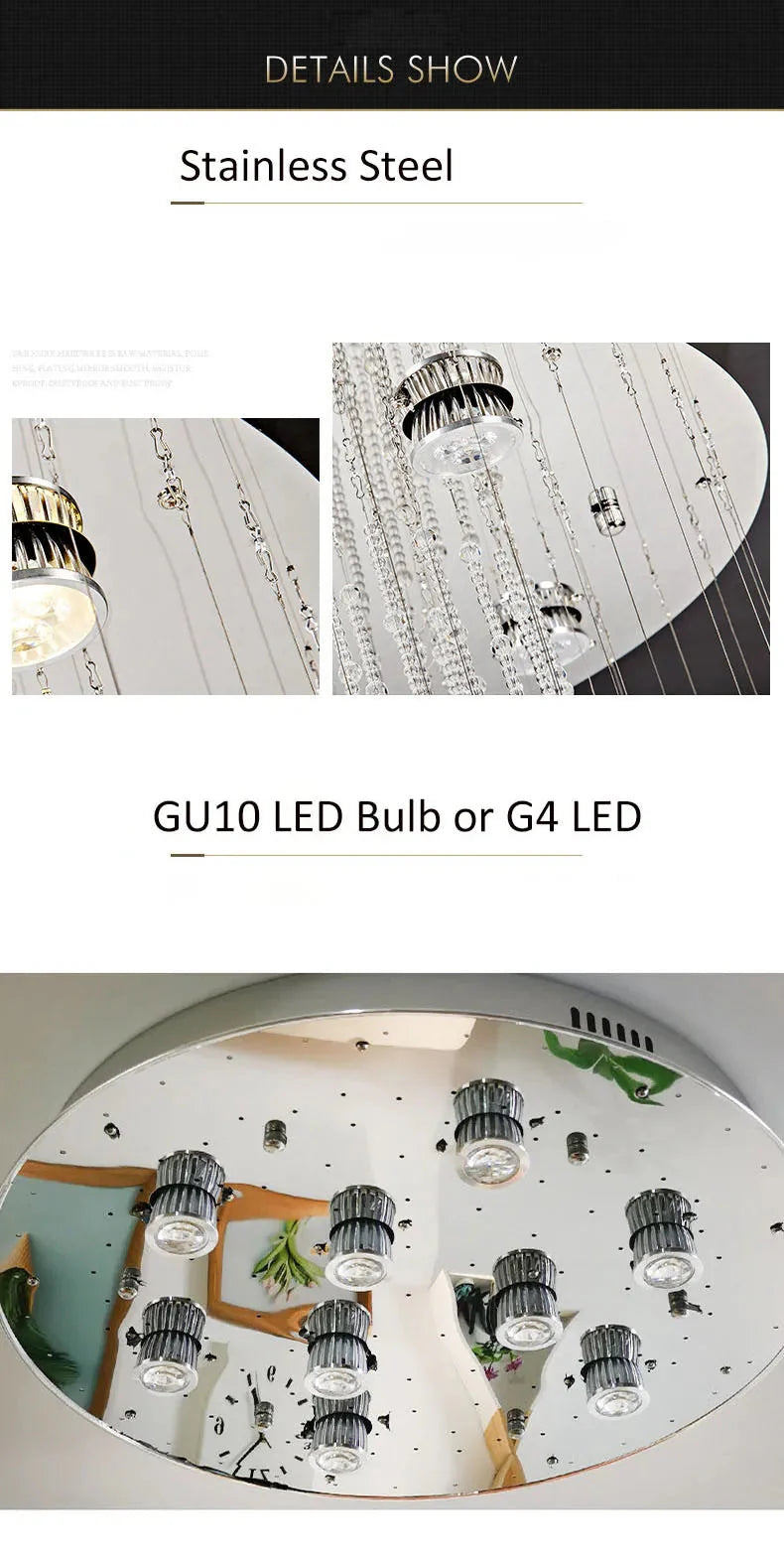 Luminaire IL482916 : Lustre en Cristal Suspendu Élégant-ILLUMEEN.COM