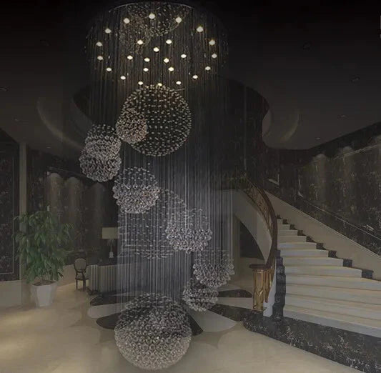 Luminaire IL482916 : Lustre en Cristal Suspendu Élégant-ILLUMEEN.COM