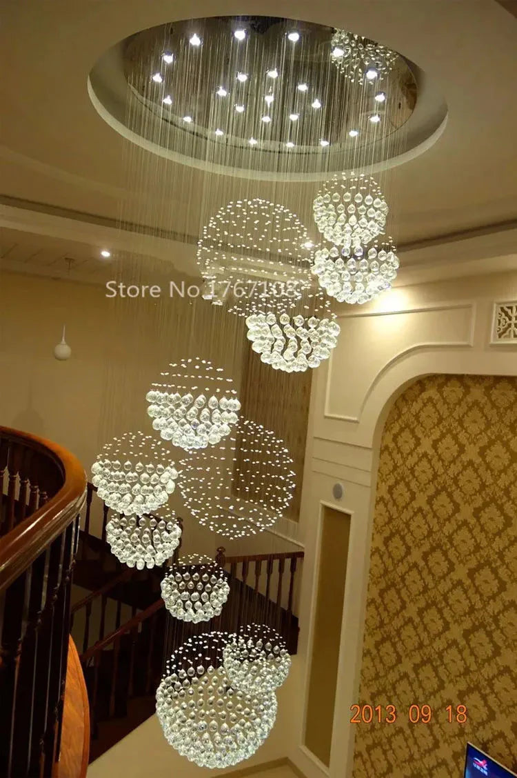 Luminaire IL482916 : Lustre en Cristal Suspendu Élégant-ILLUMEEN.COM