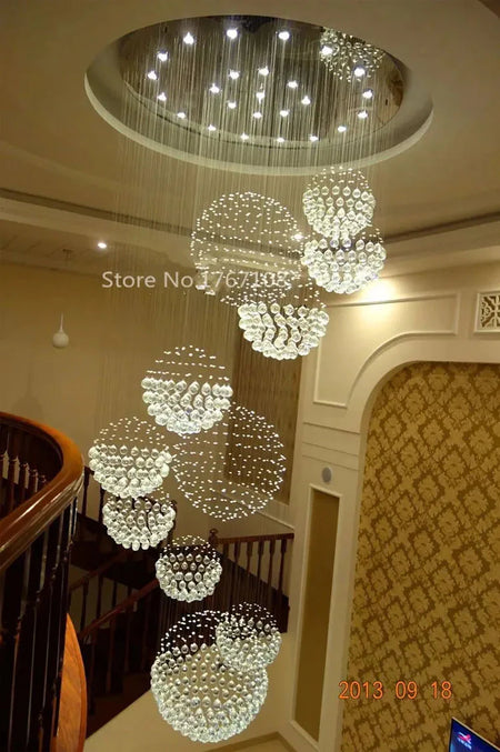 Luminaire IL482916 : Lustre en Cristal Suspendu Élégant-ILLUMEEN.COM