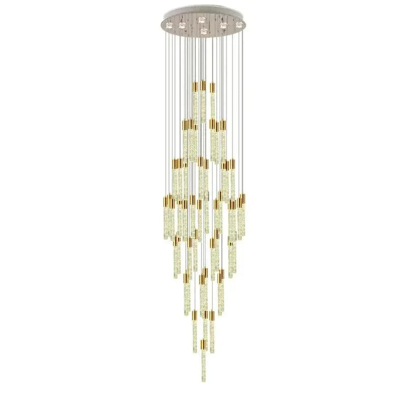 Luminaire IL582347 - Cascade Élégante en Aluminium et Verre-ILLUMEEN.COM