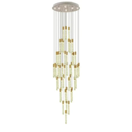 Luminaire IL582347 - Cascade Élégante en Aluminium et Verre-ILLUMEEN.COM