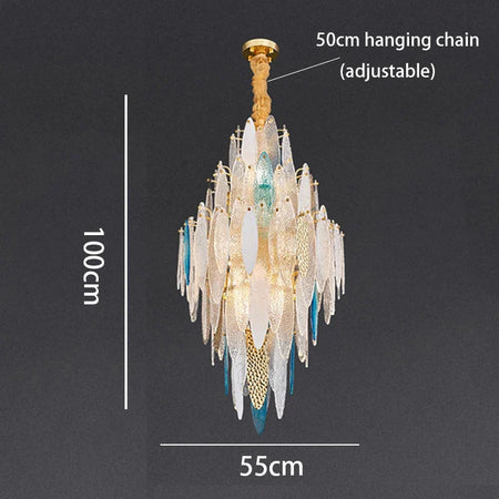 Luminaire IL582734 – Élégance Contemporaine Au Verre Ondulé-ILLUMEEN.COM