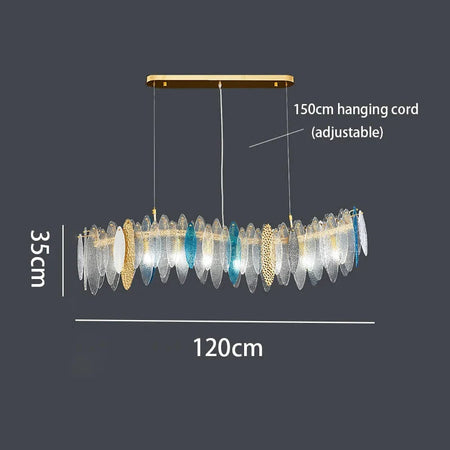 Luminaire IL582734 – Élégance Contemporaine Au Verre Ondulé-ILLUMEEN.COM