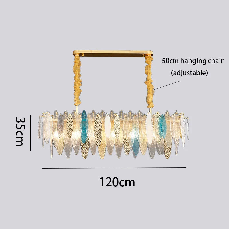 Luminaire IL582734 – Élégance Contemporaine Au Verre Ondulé-ILLUMEEN.COM