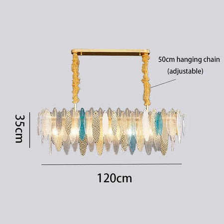 Luminaire IL582734 – Élégance Contemporaine Au Verre Ondulé-ILLUMEEN.COM