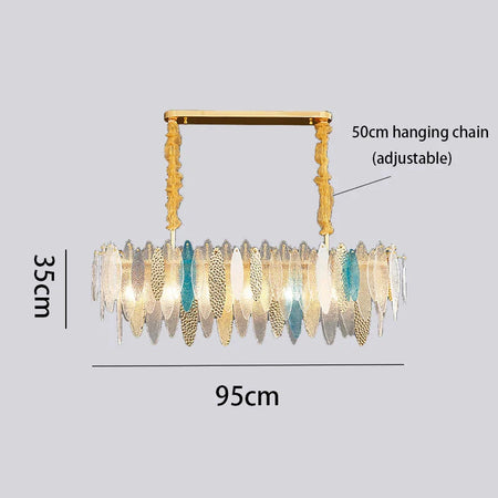 Luminaire IL582734 – Élégance Contemporaine Au Verre Ondulé-ILLUMEEN.COM